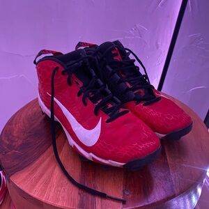 Nike Red and Black baseball cleats. Size 7.5